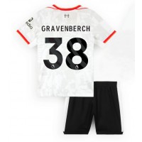 Liverpool Ryan Gravenberch #38 Tredje Tröja Barn 2024-25 Kortärmad (+ Korta byxor)